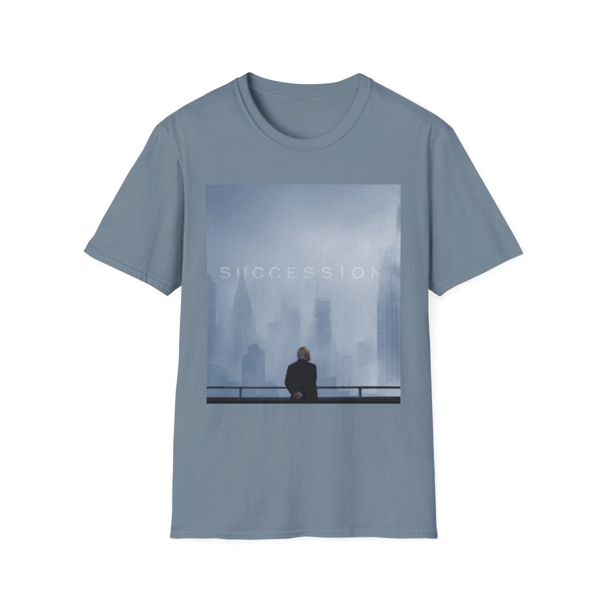 Succession Photo Fade Graphic T-Shirt | Minimal Moody Sky Design | Succession - alternate angle 3, merchandise