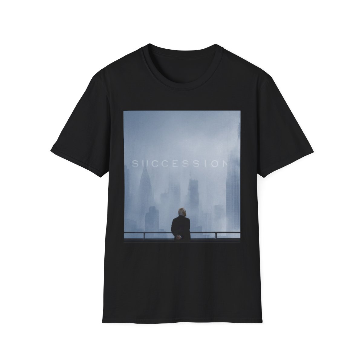 Succession Photo Fade Graphic T-Shirt | Minimal Moody Sky Design | Succession - alternate angle 2, merchandise